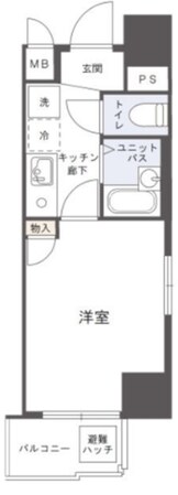 ルーブル西五反田の物件間取画像